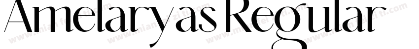 Amelaryas Regular字体转换